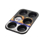 Caja con 12 Piezas Molde para Muffins de 6 Cavidades