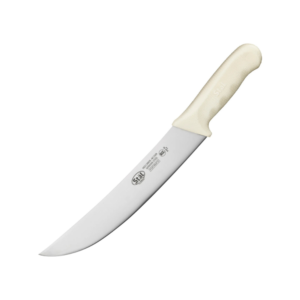 Cuchillo para Carnicero de 9.5" con Mango Blanco – 1 Pieza