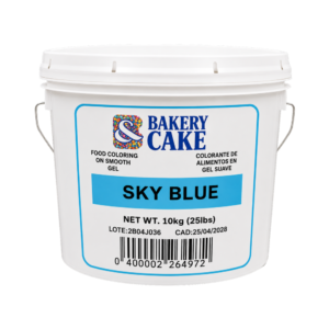 Colorante en Gel Sky Blue Cubeta 10 kg para Repostería