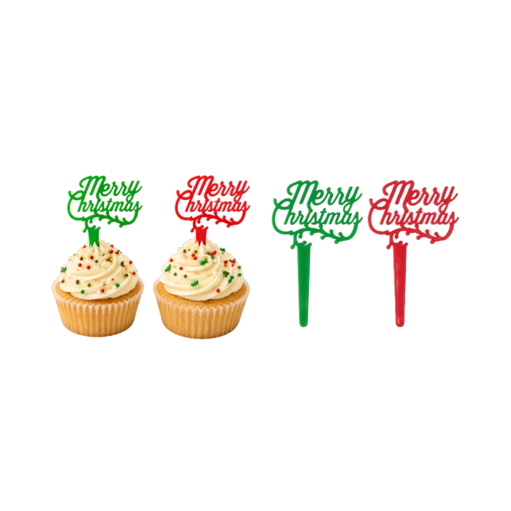 Pines para Cupcakes Merry Christmas
